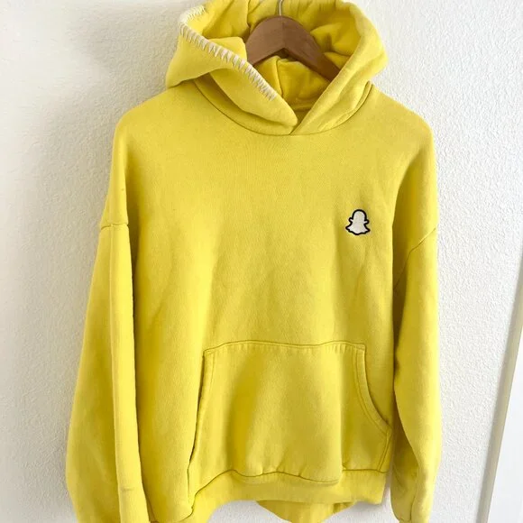 MADHAPPY x SNAPCHAT yellow hoodie - Picture 4 of 5